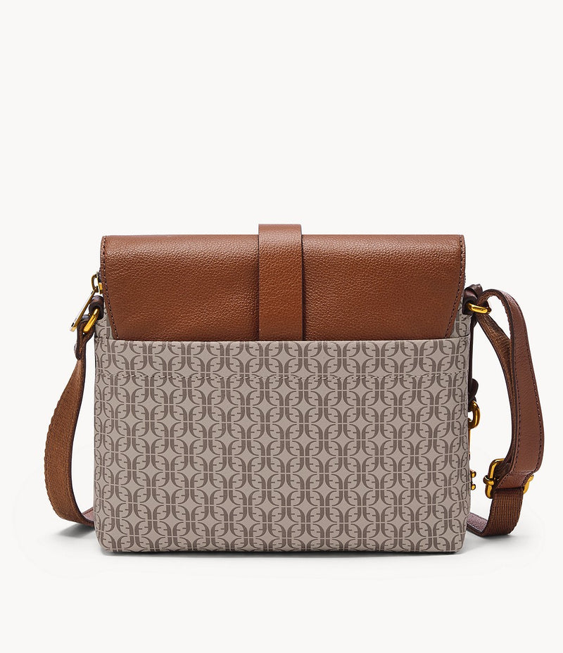 Kinley Small Crossbody, Taupe/Tan | Fossil®