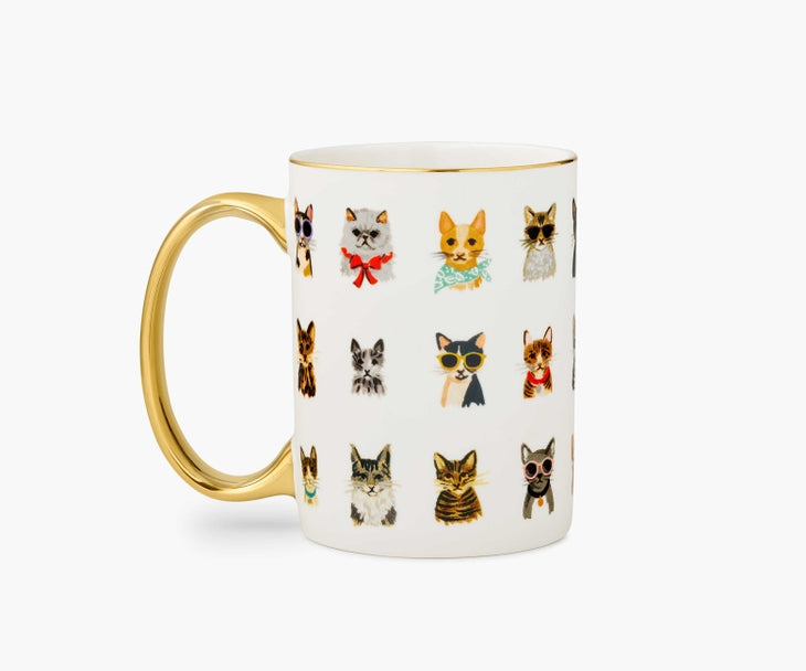Cool Cats Porcelain Mug | Rifle Paper Co.