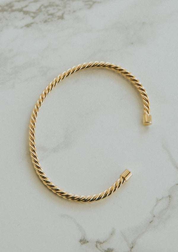 Aspen Bangle, Gold | Brenda Grands