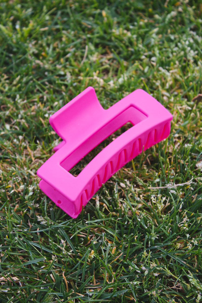 Perfect Day Hair Claw, Hot Pink