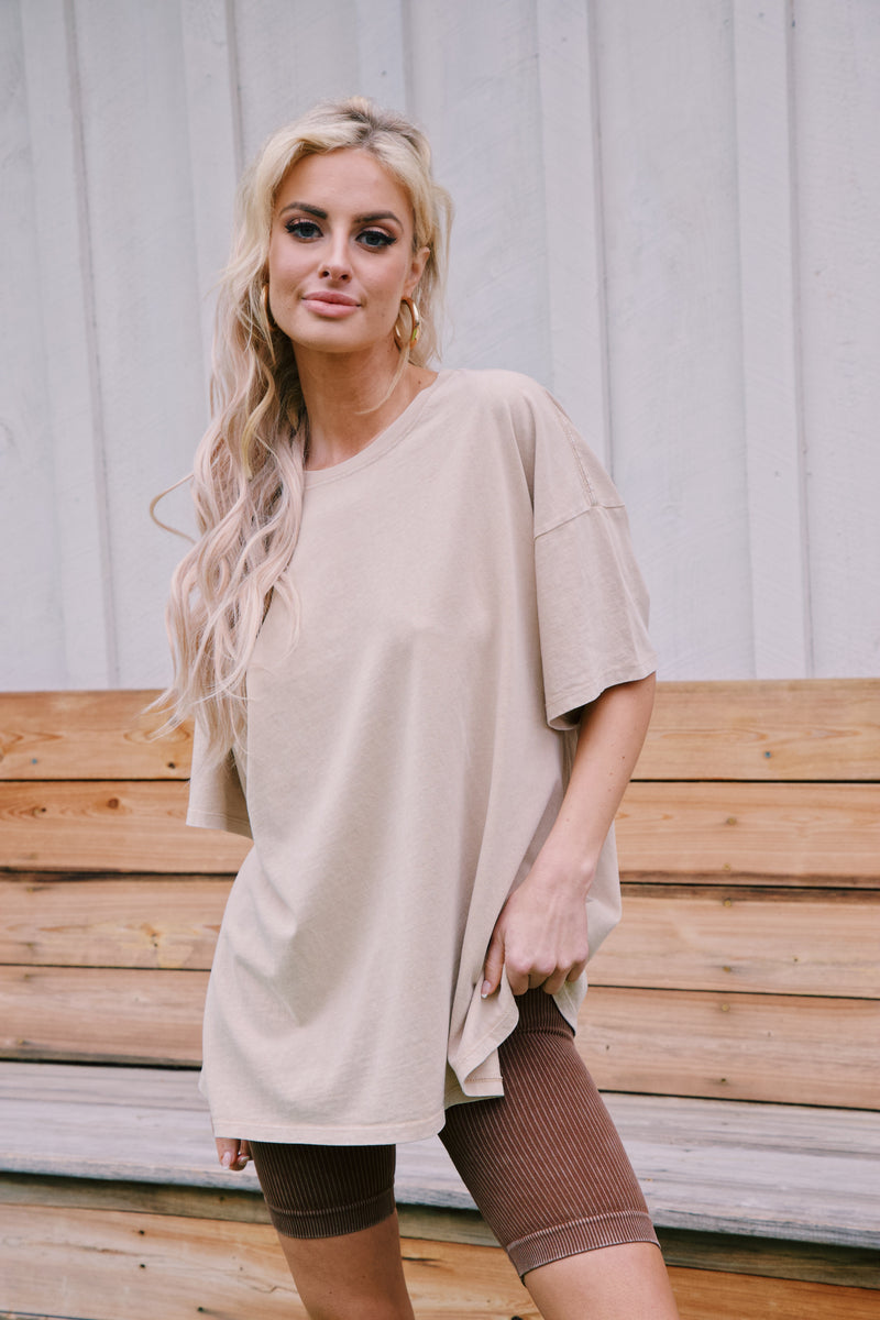 Saide Seamless Biker Shorts, Chocolate