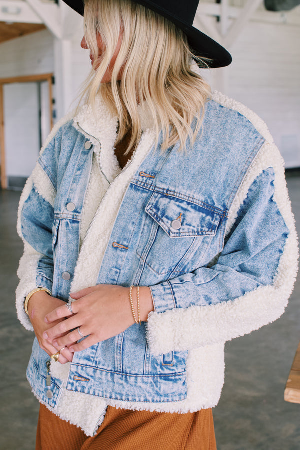Dover Denim Trucker Jacket, Bear Hug | BLANK NYC
