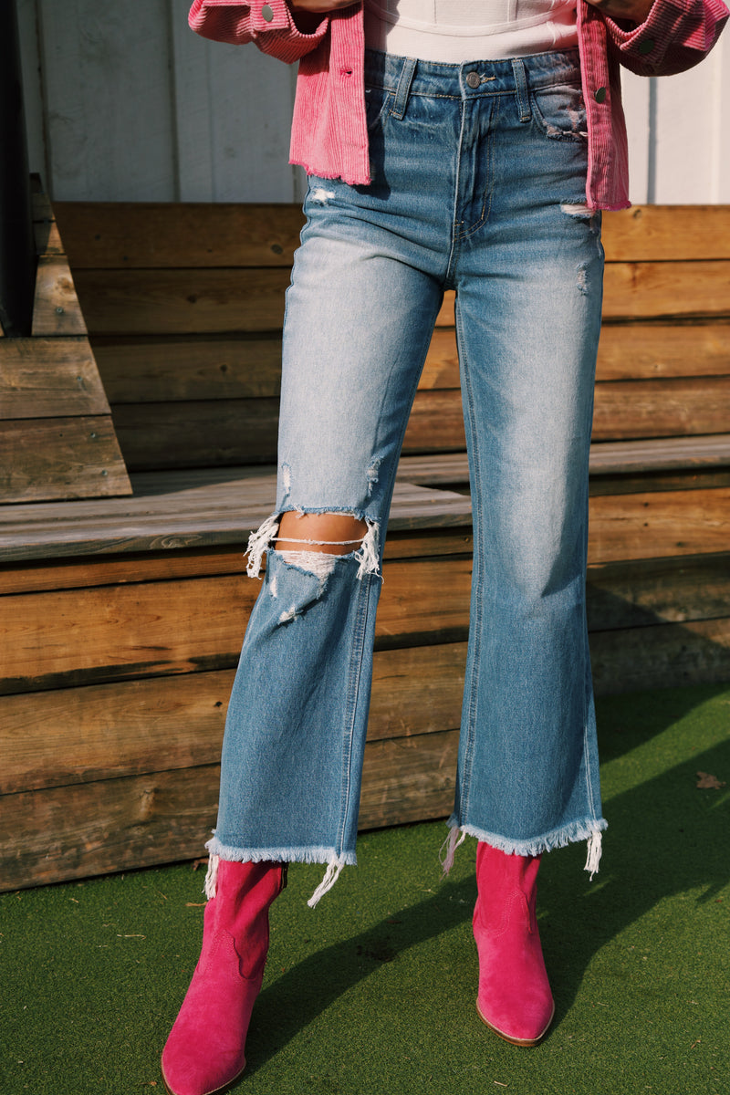 Leslie 90's Vintage Flare, Ga Twilight