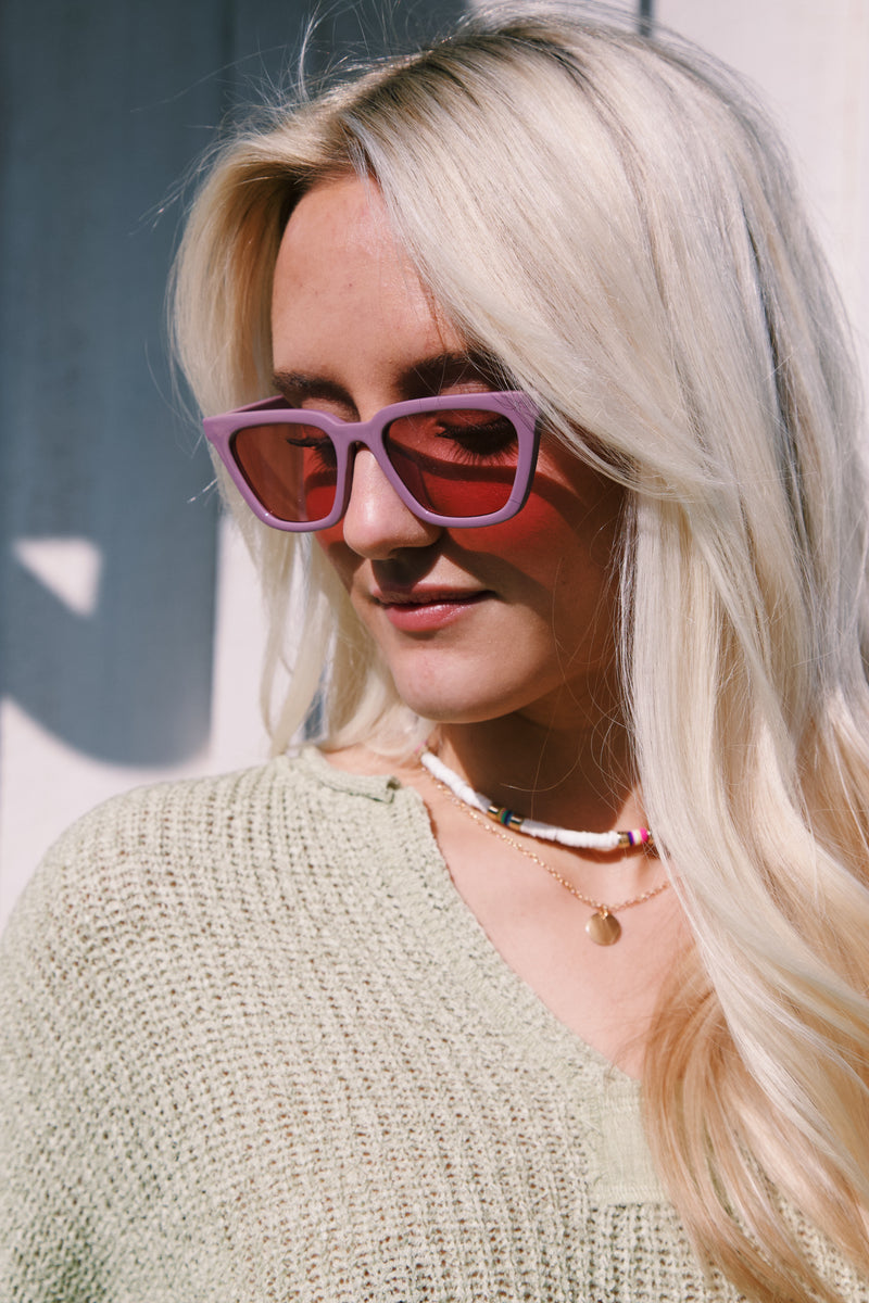 Wayfarer Sunglasses, Lilac
