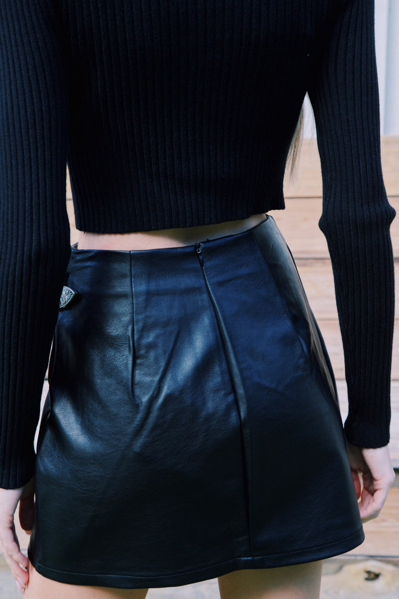 Pony Up Cowgirl Skirt, Black