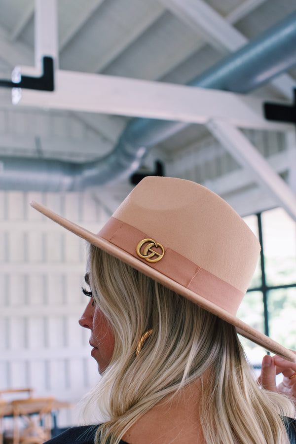 Willa Wool Felt Hat, Camel