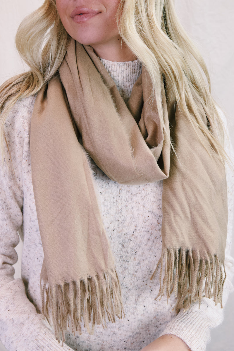 Autumn Bliss Scarf, Beige
