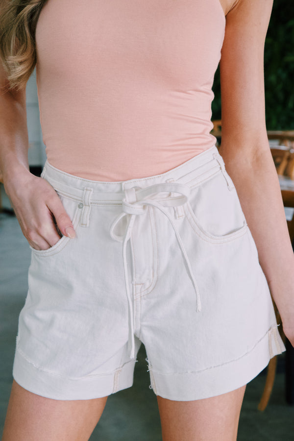 The Ace Denim Shorts, Powder Sugar  | Sanctuary