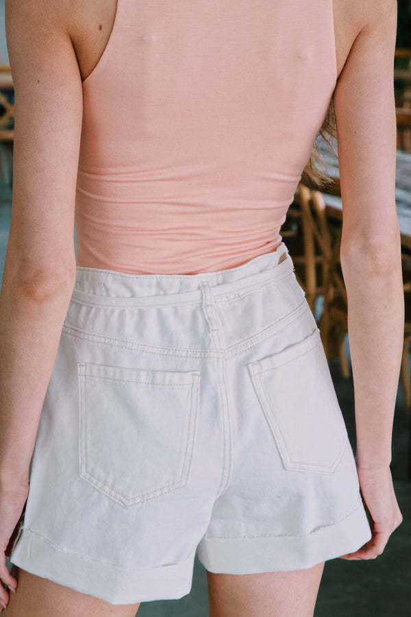 The Ace Denim Shorts, Powder Sugar  | Sanctuary
