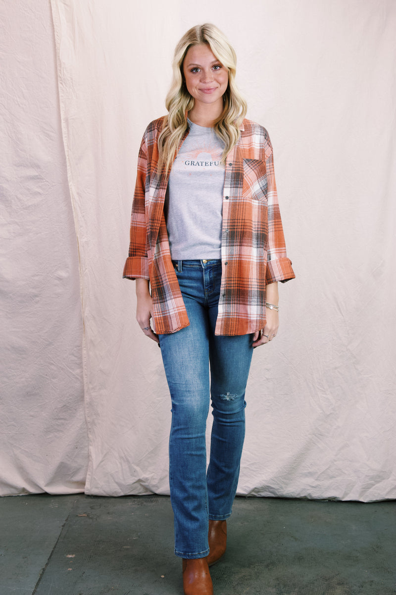 Grateful Sunburst Graphic Tee, Heather Grey