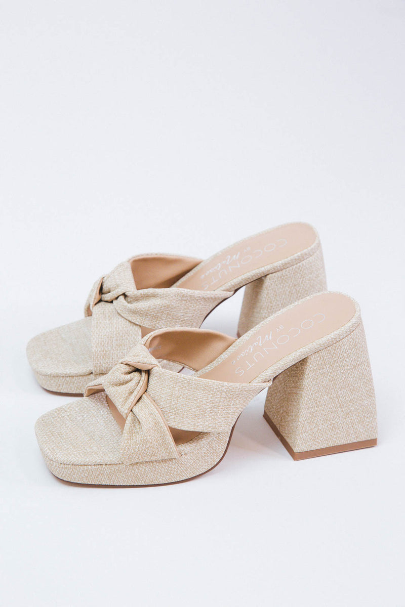 Esme Platform Sandal, Natural | Coconuts by Matisse