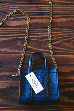 Carmen Micro Tote, Insignia Blue | Fossil®