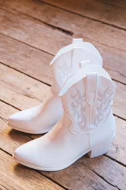 Umeri Western Boot, White Casual | Billini