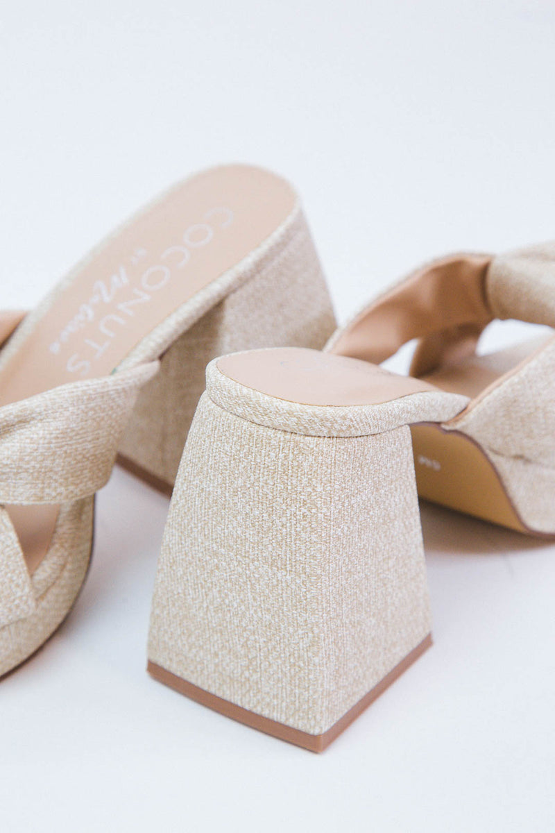Esme Platform Sandal, Natural | Coconuts by Matisse