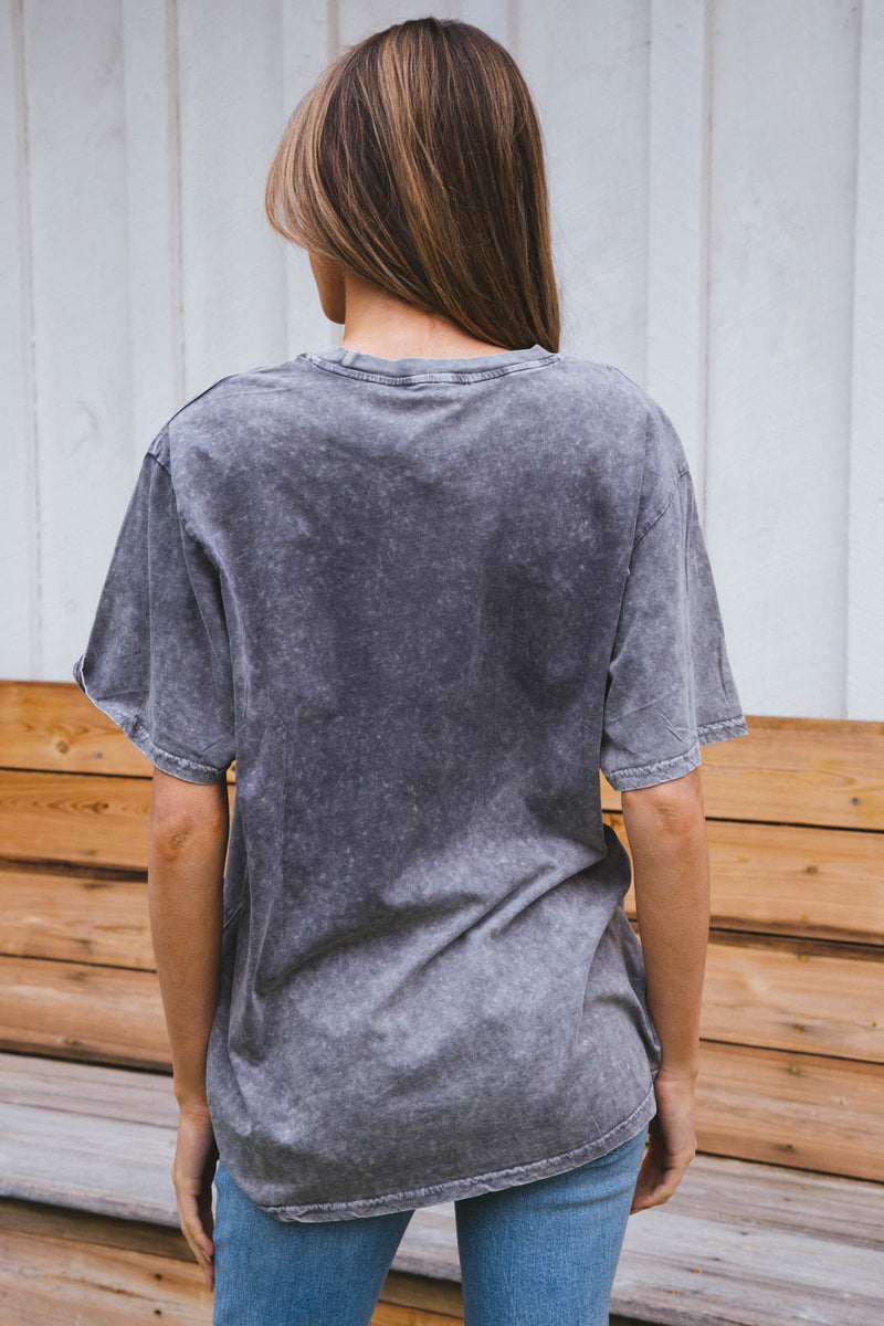 America Free Bird Graphic Tee, Denim | Extended Sizes Available