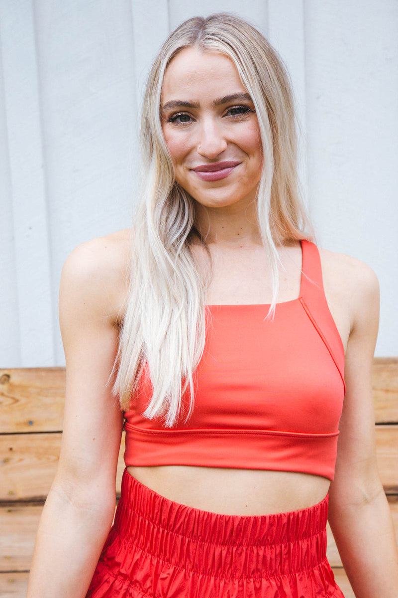 In Your Corner Bra, Cayenne | Free People