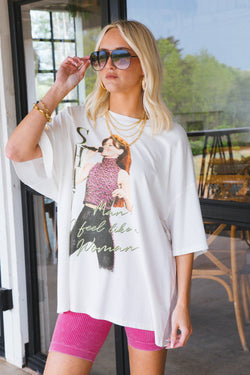 Shania Twain Graphic Tee, Vintage White | DayDreamer