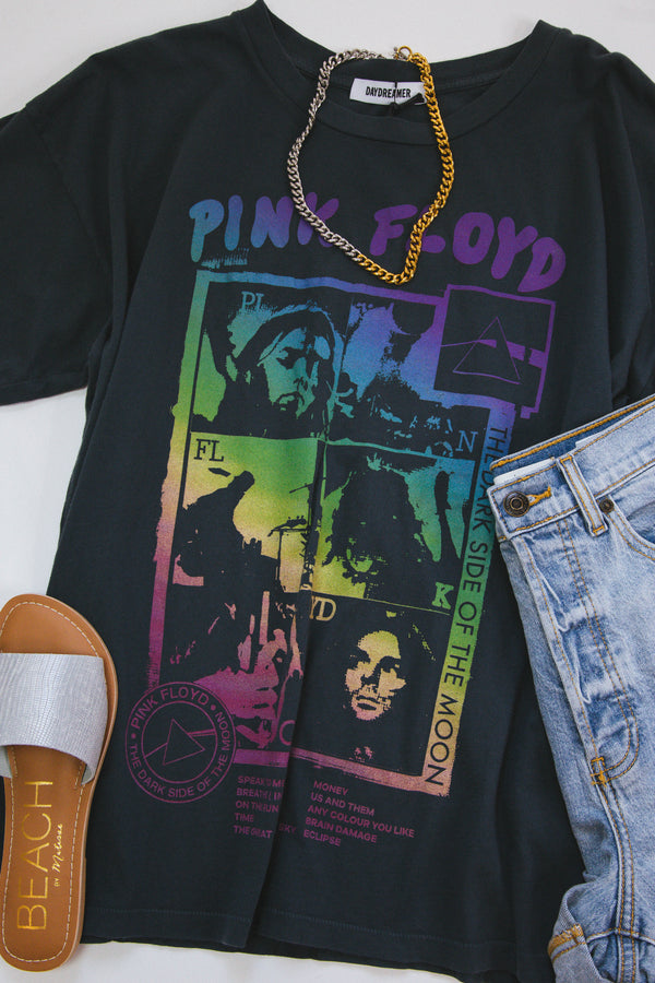 Pink Floyd Merch Tee, Vintage Black | DayDreamer