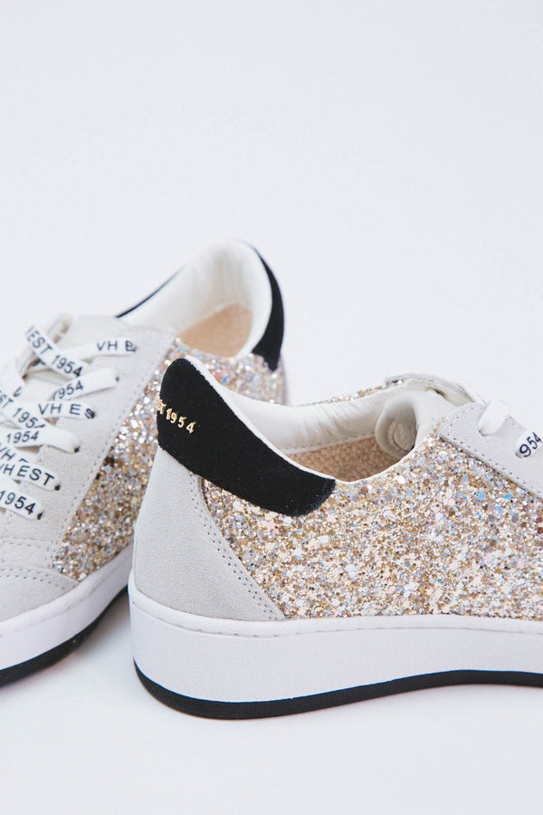 Kristen Sparkle Sneaker, Grey/Glitter | Vintage Havana