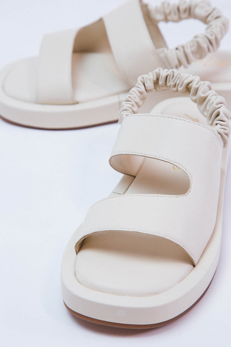 Liv Slingback Leather Sandal, Bone | Matisse