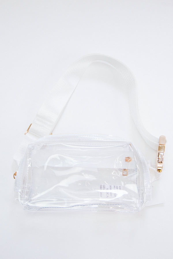 Trendsetter Clear Fanny Pack, Clear
