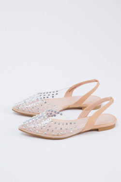 Lolla Rhinestone Flats, Nude  | Chinese Laundry