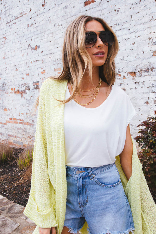 Lillian Loose Fit Tee, Off White