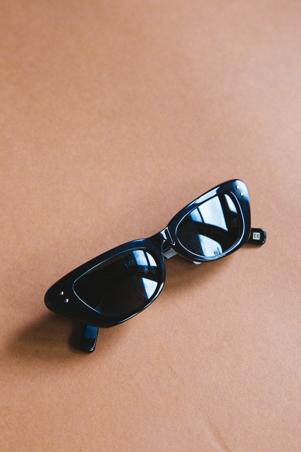 Astrid Polarized Sunglasses, Black/Smoke | I-SEA
