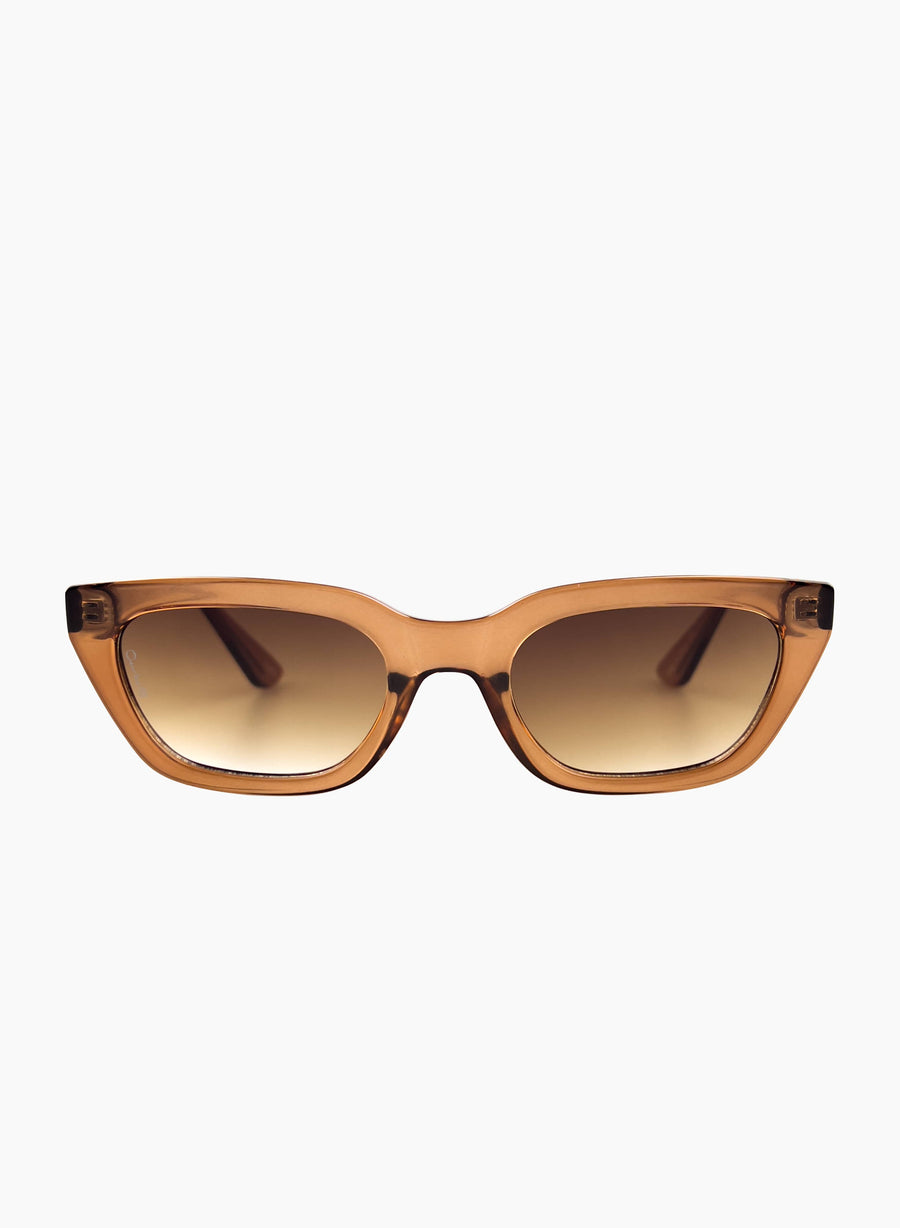 NEW OTRA women\'s vera sunglasses in coffee Vera - Transparent Chocolate – Otra Eyewear main image 4