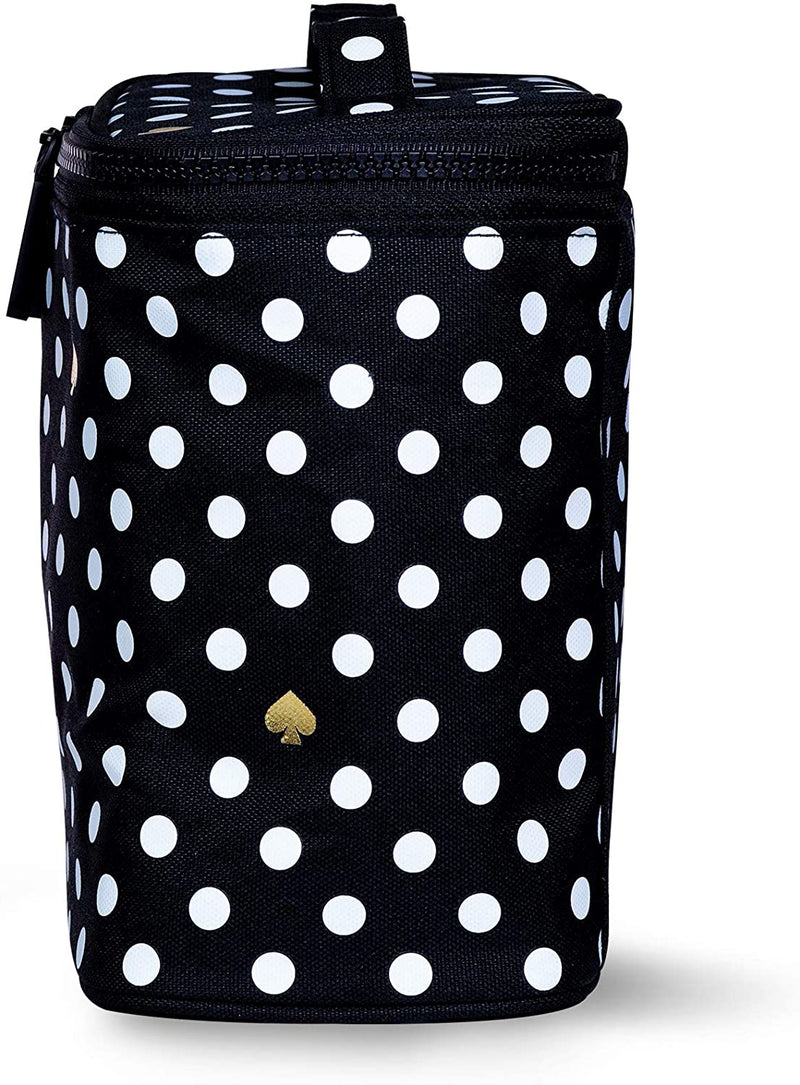 Lunch Tote, Black/White Dots | Kate Spade New York