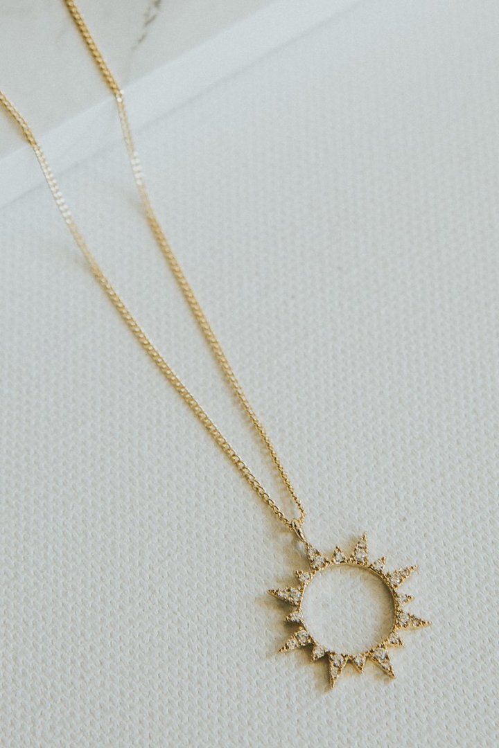 Starburst Necklace, Gold | Brenda Grands