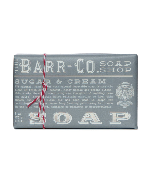 Triple Milled Bar Soap, Sugar/Cream | Barr-Co.
