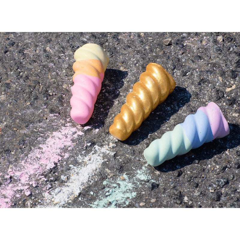 Unicorn Sidewalk Chalk, Rainbow | TWEE